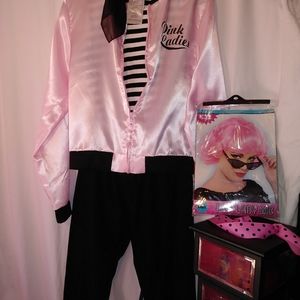 Complete Pink Lady Costume New